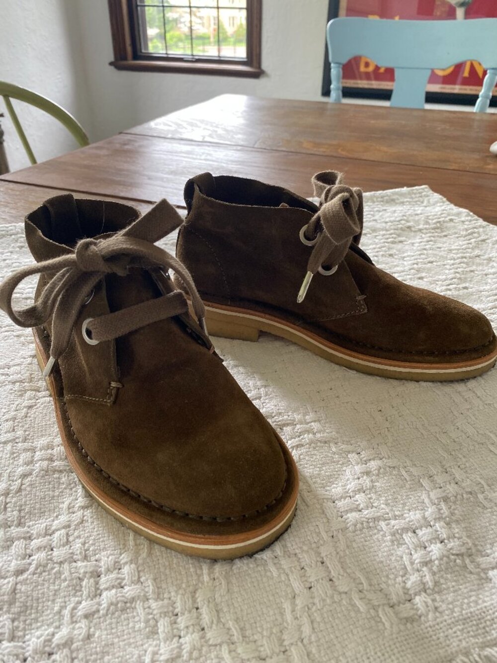 rag & bone suede chukka boots size 35 / 5 Owen Desert Boot in Mineral